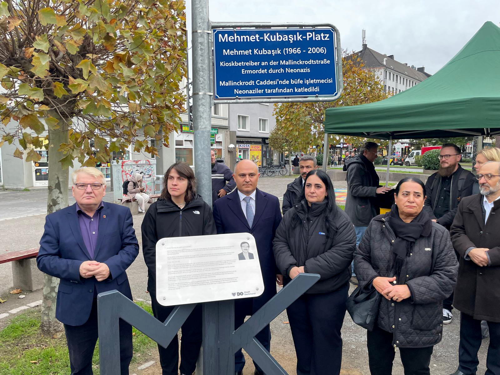 Dortmund’da NSU kurbanı Mehmet Kubaşık için anı plaketi açıldı