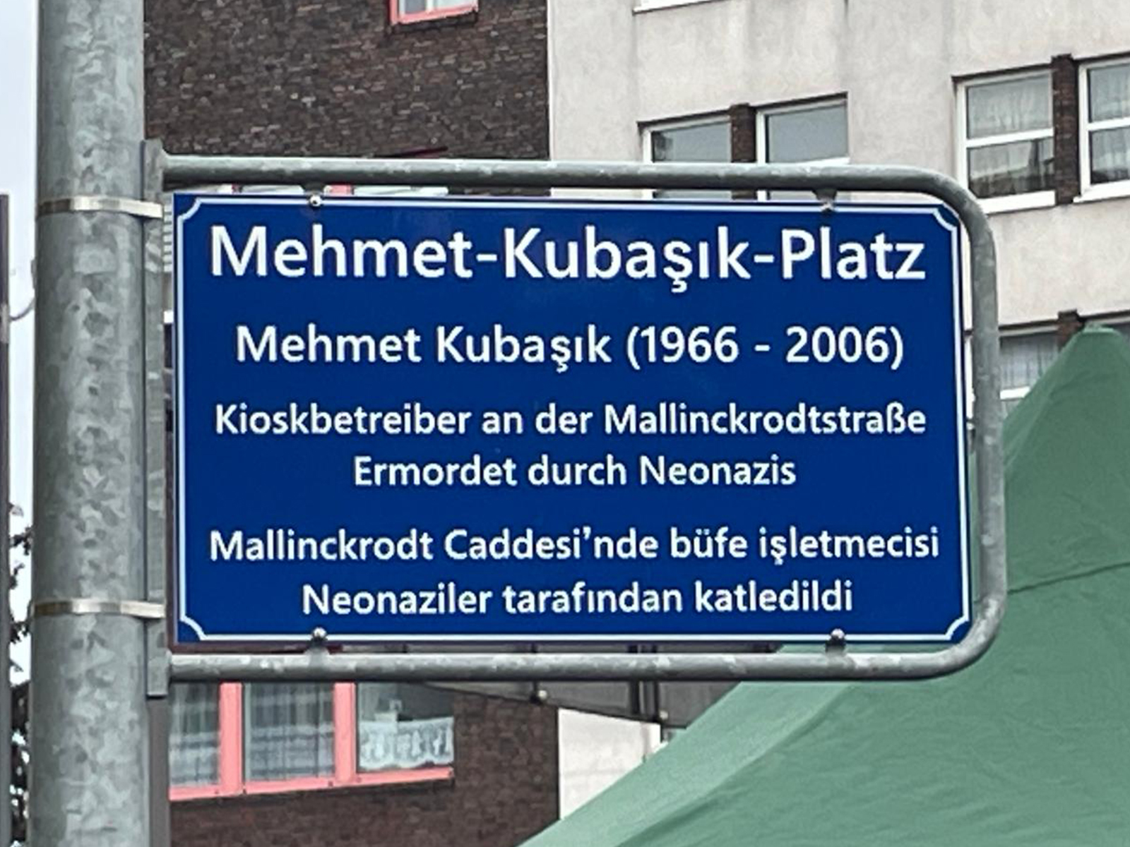 Dortmund’da NSU kurbanı Mehmet Kubaşık için anı plaketi açıldı