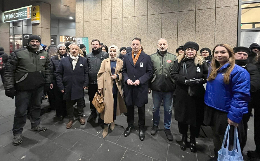 6 Şubat’ın yası Düsseldorf’ta ortaklaştı