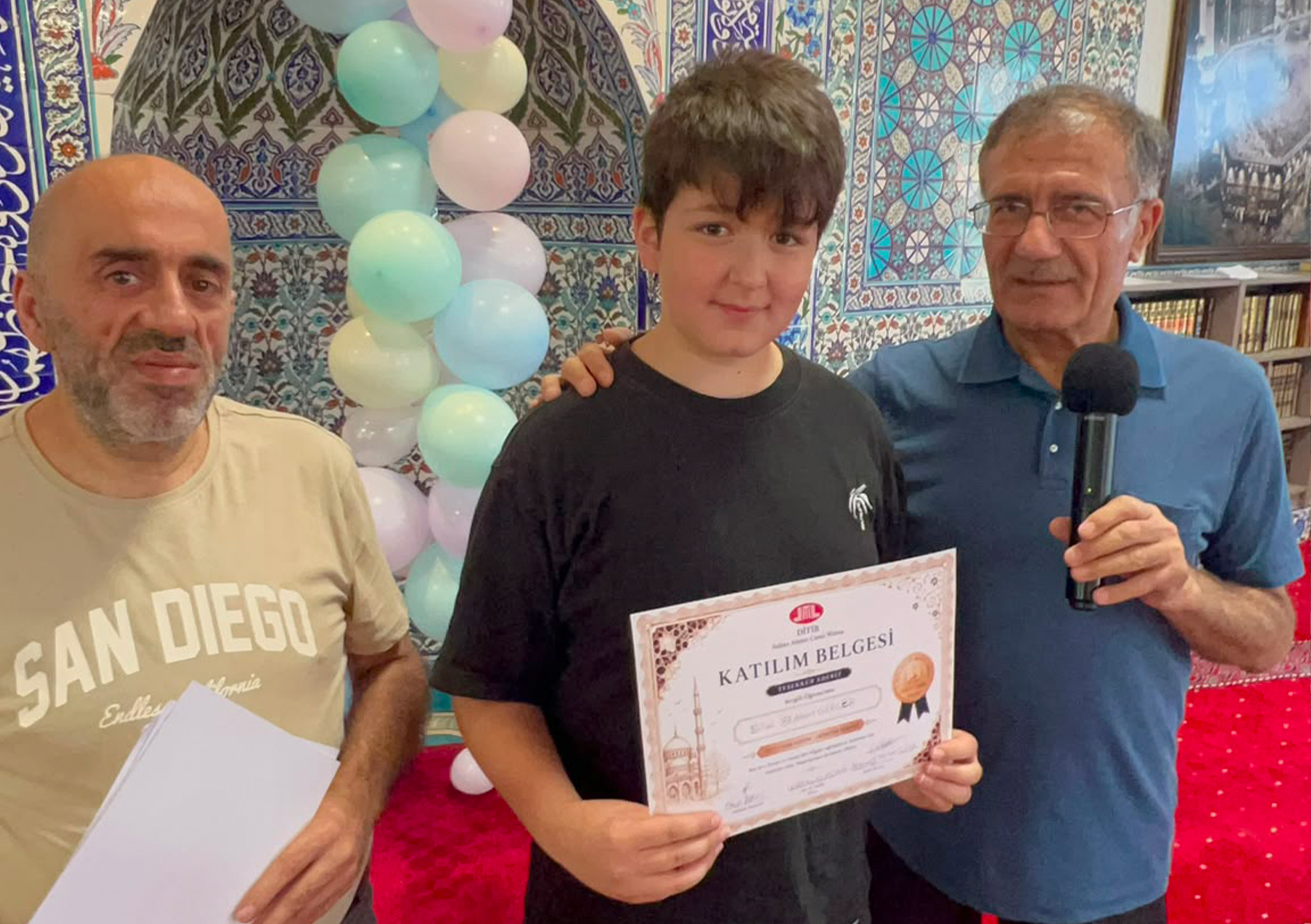 DİTİB Sultan Ahmet Camii'nde bir yılın gururu yaşandı