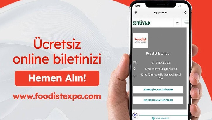 Türkiye'nin gıda sektörü 2026'da İstanbul'da buluşacak