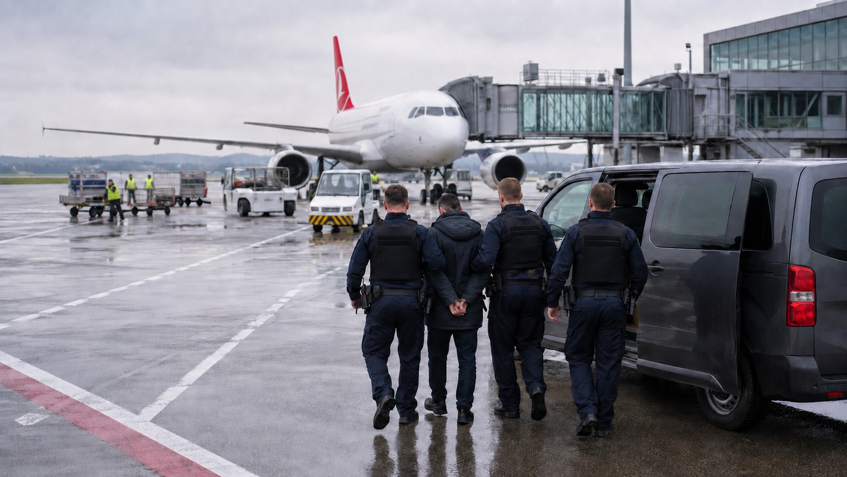Köln Havalimanı'nda Cinayet Şüphesiyle Türk Vatandaş Yakalandı