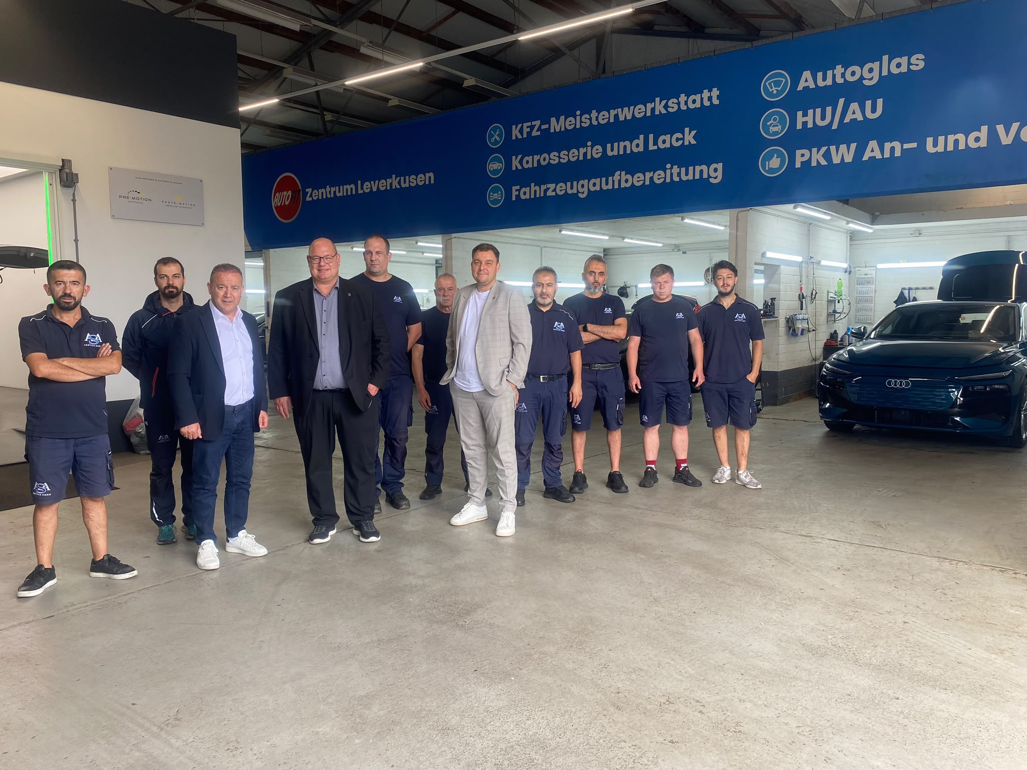 Leverkusen Belediye Başkanı, otomotiv sektörünün öncü ismi İnceören'i ziyaret etti
