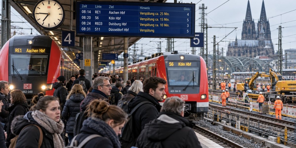 Almanya'nın NRW bölgesinde tren işletmeciliği krizi: Gecikmeler yüzde 30'a çıktı