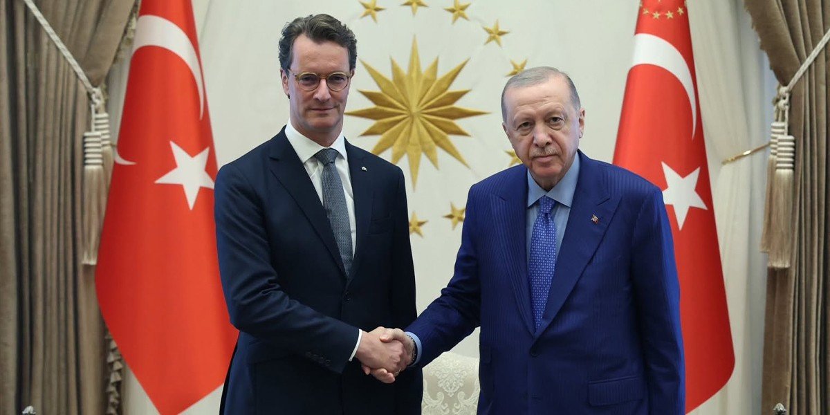Erdoğan, Kuzey Ren-Vestfalya Başbakanı Wüst'ü kabul etti