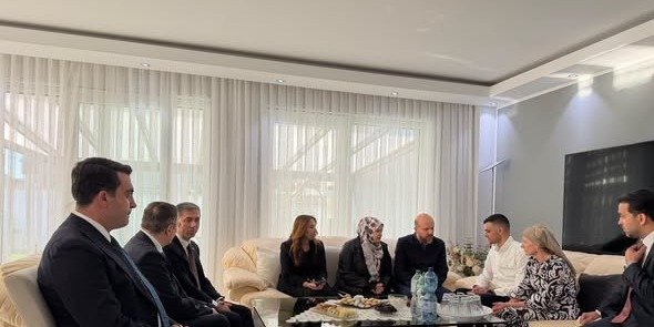 Almanya'da UID Köln Bölge Başkanı Garaçoğlu için taziye ziyareti düzenlendi