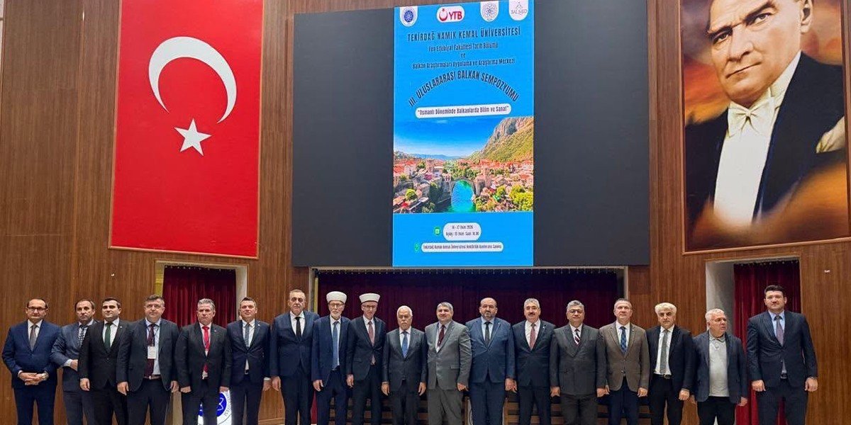 Tekirdağ'da Balkan mirası ve ortak tarihi ele alan uluslararası sempozyum başladı