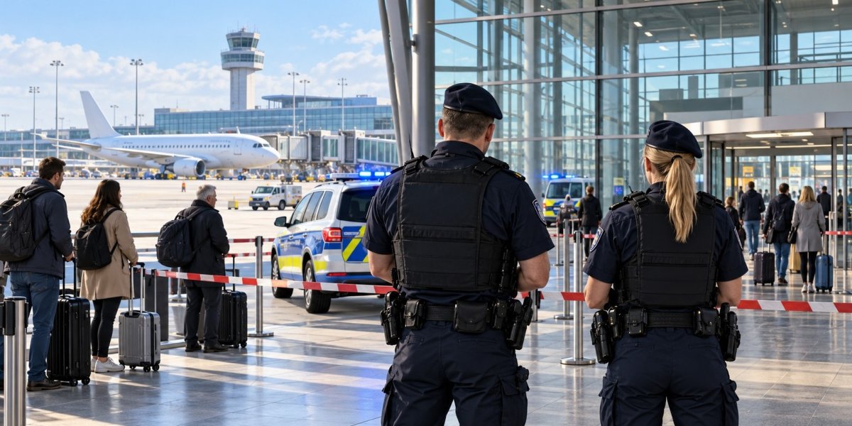 Leipzig Havalimanı'nda güvenlik araştırması: Çit ihlali şüphesi